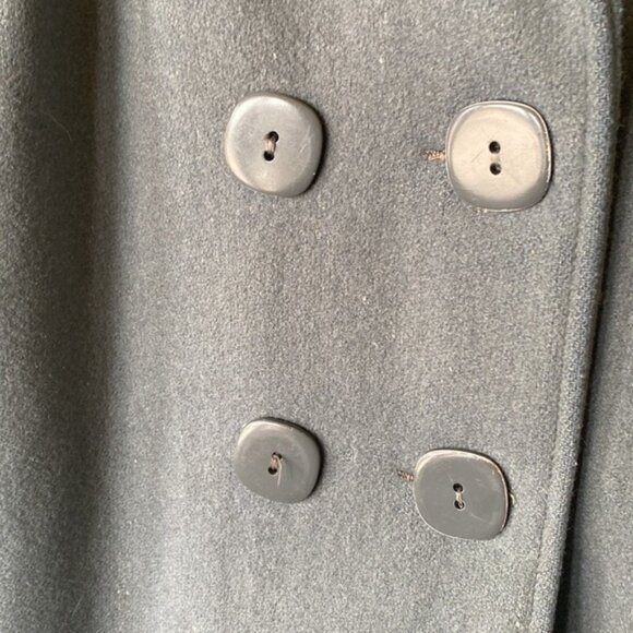 Vintage teal wool blend coat - Picture 13 of 15